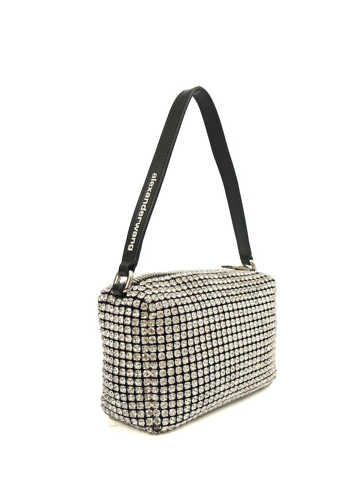 The Handbag Clinic Alexander Wang Heiress Pouch Mini Black Bag - Image 2 of 7