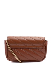 The Handbag Clinic Gucci Marmont Shoulder Flap Super Mini Brown Bag - Image 3 of 6