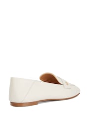 Dune London White Glances Loafers - Image 4 of 6