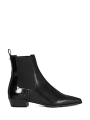 Dune London Black Parkas Ankle Boots - Image 1 of 5
