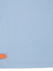 Lacoste Blue Croc Effect Graphic T-Shirt and Short set - Image 5 of 5