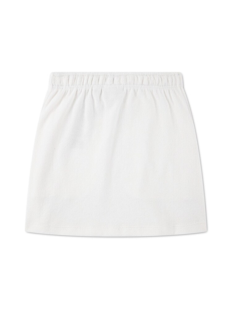 Lacoste White Terry Knit Skirt - Image 2 of 4 Lacoste White Terry Knit Skirt - Image 2 of 4