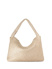 Dune London Metallic Deliberate L Shoulder Bag - Image 3 of 5