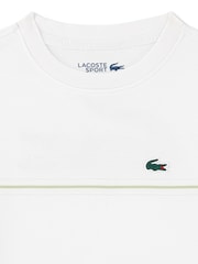 Lacoste White Sport Tape Top - Image 3 of 5