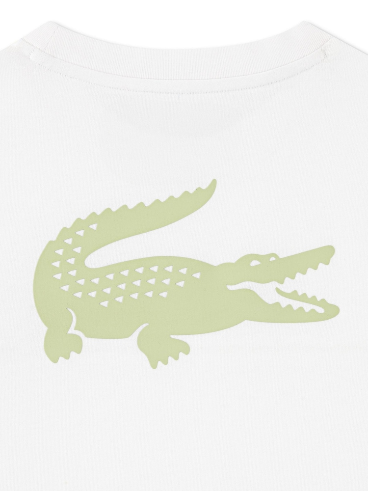 Lacoste White Sport Tape Top - Image 5 of 5