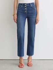 Reiss Lana Straight-Leg Cropped Jeans - Εικόνα 4 από 8