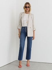 Reiss Lana Straight-Leg Cropped Jeans - Εικόνα 6 από 8