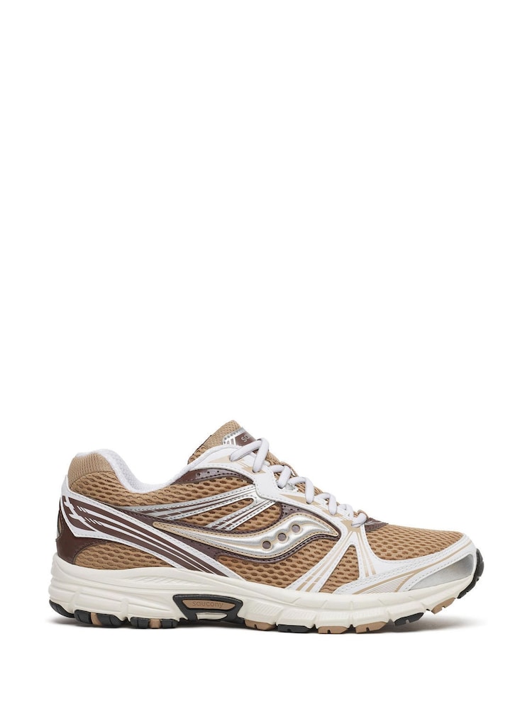 Saucony Brown Grid Legacy Trainers - Image 1 of 6 Saucony Brown Grid Legacy Trainers - Image 1 of 6