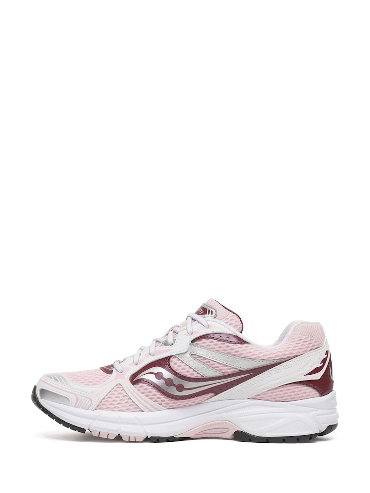 Saucony Pink Grid Legacy Trainers - Image 2 of 6 Saucony Pink Grid Legacy Trainers - Image 2 of 6
