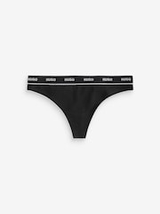 HUGO Natural Logo Thongs 3 Pack - Image 4 of 4