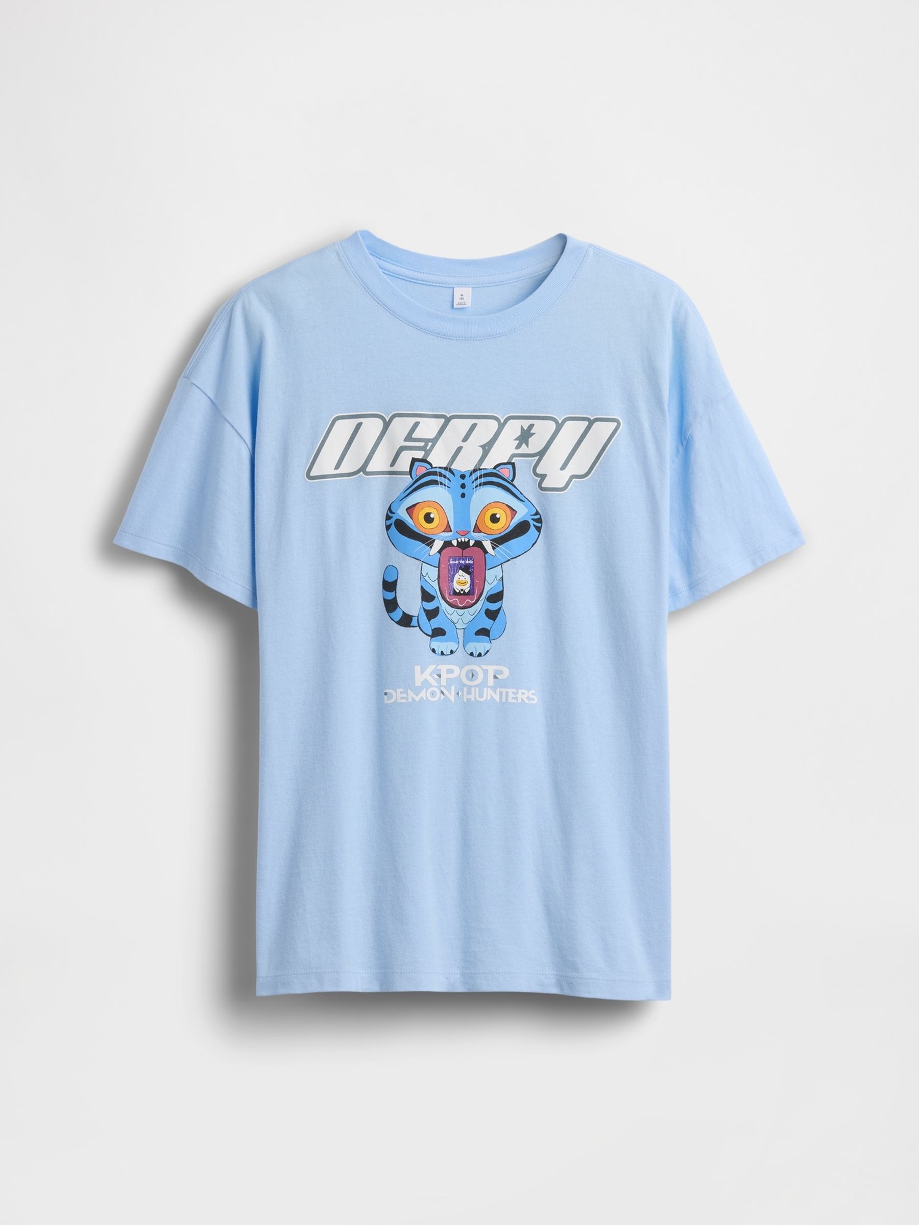 Buy Gap Blue K-Pop Demon Hunters Graphic Oversized T-Shirt (4
