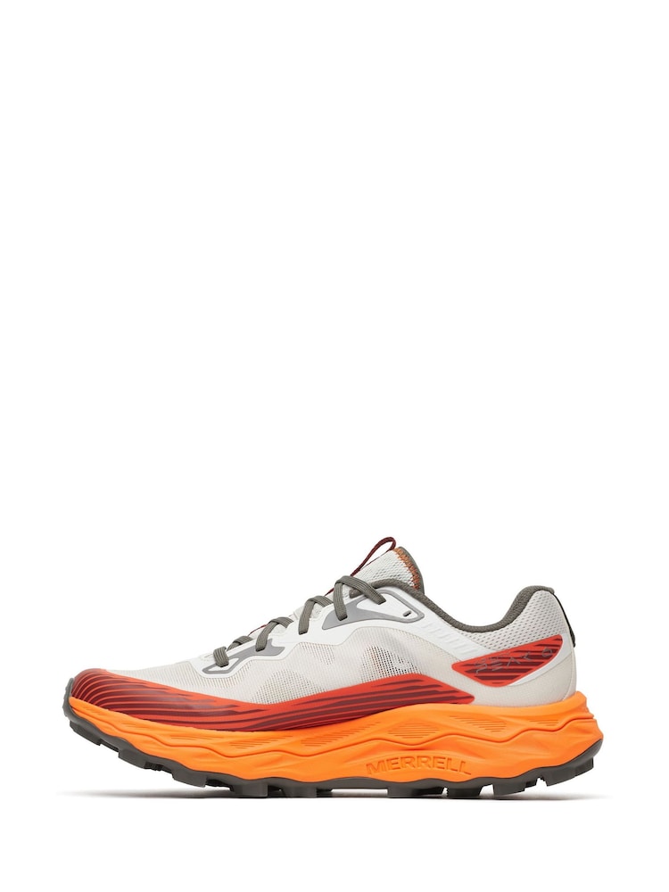Merrell White Agility Peak 6 Trainers - Image 2 of 6