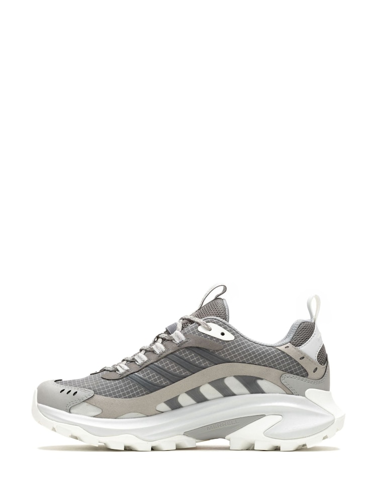 Merrell Grey Moab Speed 2 Goretex Trainers - Image 2 of 6