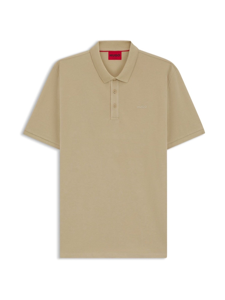 HUGO Green Donos Regular-Fit Logo Polo Shirt - Image 1 of 1