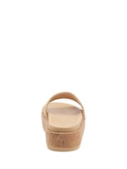 Rocket Dog Cream Faye Alti Raffia Sandals - Image 4 of 6