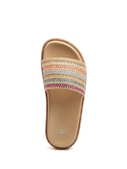 Rocket Dog Cream Faye Alti Raffia Sandals - Image 5 of 6