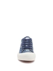 Rocket Dog Blue Jazzin Plus Flora Cotton Trainer - Image 5 of 7