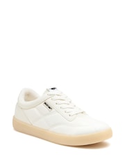 Rocket Dog White Kitty 12A Canvas/Pu Trainers - Image 1 of 7