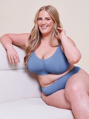 Curvy Kate Blue Zen Non-Wired Bralette - Image 5 of 6