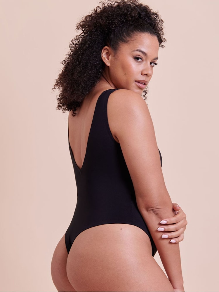 Curvy Kate Black Smoothie Support Stretch Bodies - Image 2 of 7 Curvy Kate Black Smoothie Support Stretch Bodies - Image 2 of 7