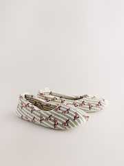 Zelena/bela - Ballet Printed Slippers - Slika 2 iz 5