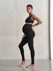 Seraphine Soft Bamboo Maternity Leggings 2 Pack - Image 2 de 4