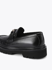 Kurt Geiger London Black Fenchurch Loafer Shoes - Image 3 of 4