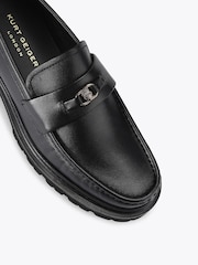 Kurt Geiger London Black Fenchurch Loafer Shoes - Image 4 of 4