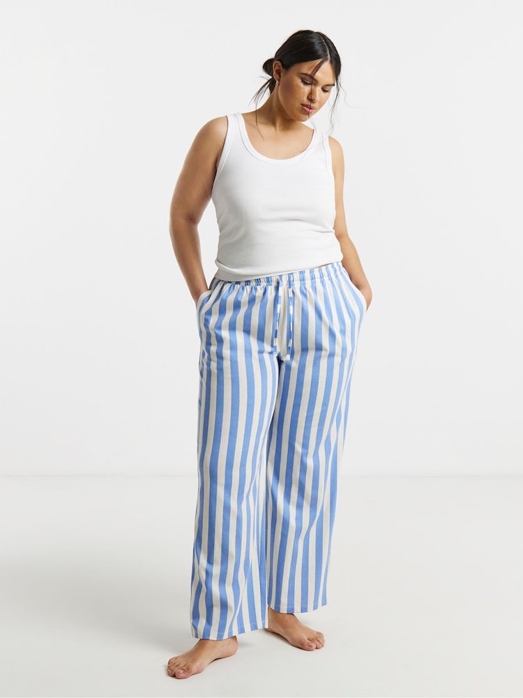 Simply Be Pink Pretty Secrets Striped Pyjama Bottoms 2 Pack - Image 2 of 4 Simply Be Pink Pretty Secrets Striped Pyjama Bottoms 2 Pack - Image 2 of 4