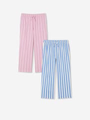 Simply Be Pink Pretty Secrets Striped Pyjama Bottoms 2 Pack - Image 4 of 4