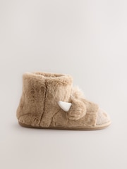 Brown 3D Hamish Boot Slippers - Image 6 of 8