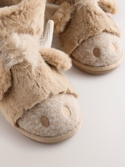 Brown 3D Hamish Boot Slippers - Image 7 of 8