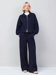 Ro&Zo Blue Petite Petite Wide Leg Sweatpants - Image 2 of 5