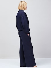 Ro&Zo Blue Petite Petite Wide Leg Sweatpants - Image 4 of 5