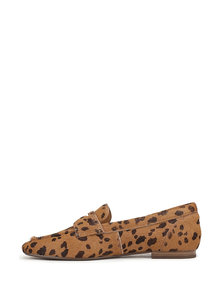 Vionic Animal Sadie Tan Leopard Loafer Shoes - Image 2 of 7 Vionic Animal Sadie Tan Leopard Loafer Shoes - Image 2 of 7