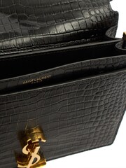 Saint Laurent Cassandre Chain Flap Black Shoulder Bag - Image 5 of 7