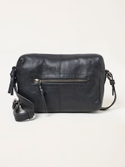Czarny - FatFace Maya Leather Crossbody Bag - Obraz 3 z 5
