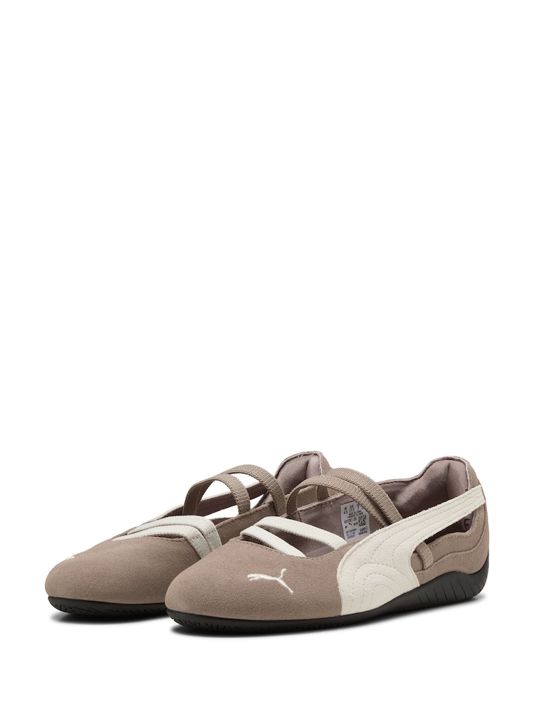 Puma Light Grey Speedcat Ballet Sd Wns Trainers - Image 1 of 8
