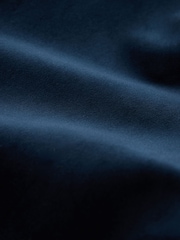 Navy Blue Regular Fit Velvet Blazer - Image 9 of 9