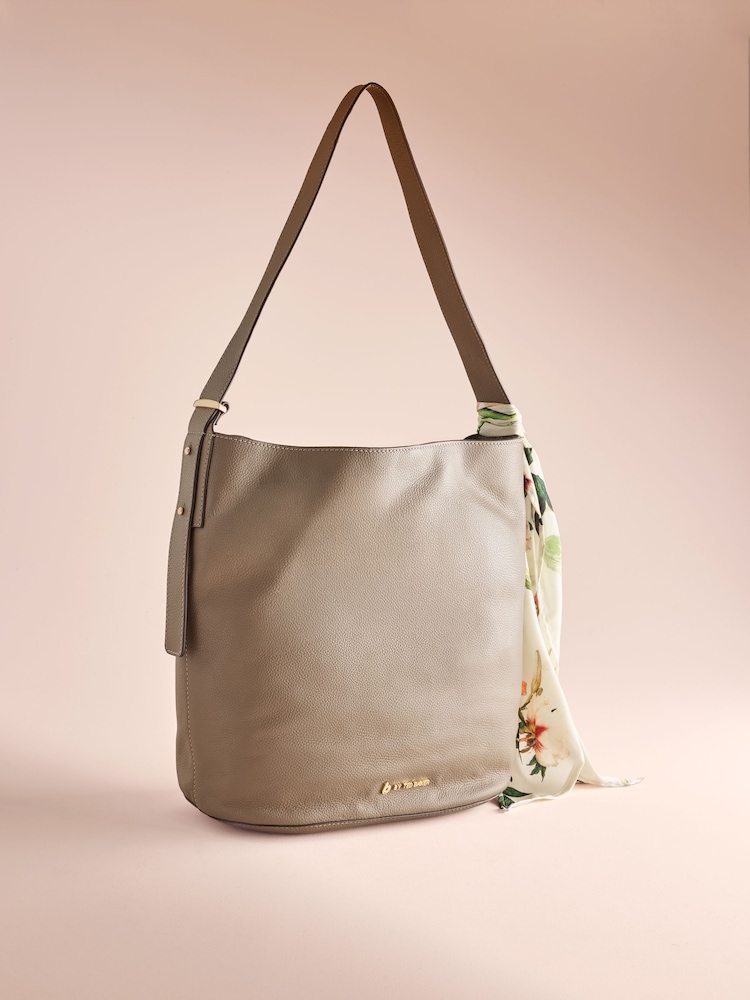 B by Ted Baker Leather Slouchy Bucket Shoulder Bag - Εικόνα 1 από 6 B by Ted Baker Leather Slouchy Bucket Shoulder Bag - Εικόνα 1 από 6