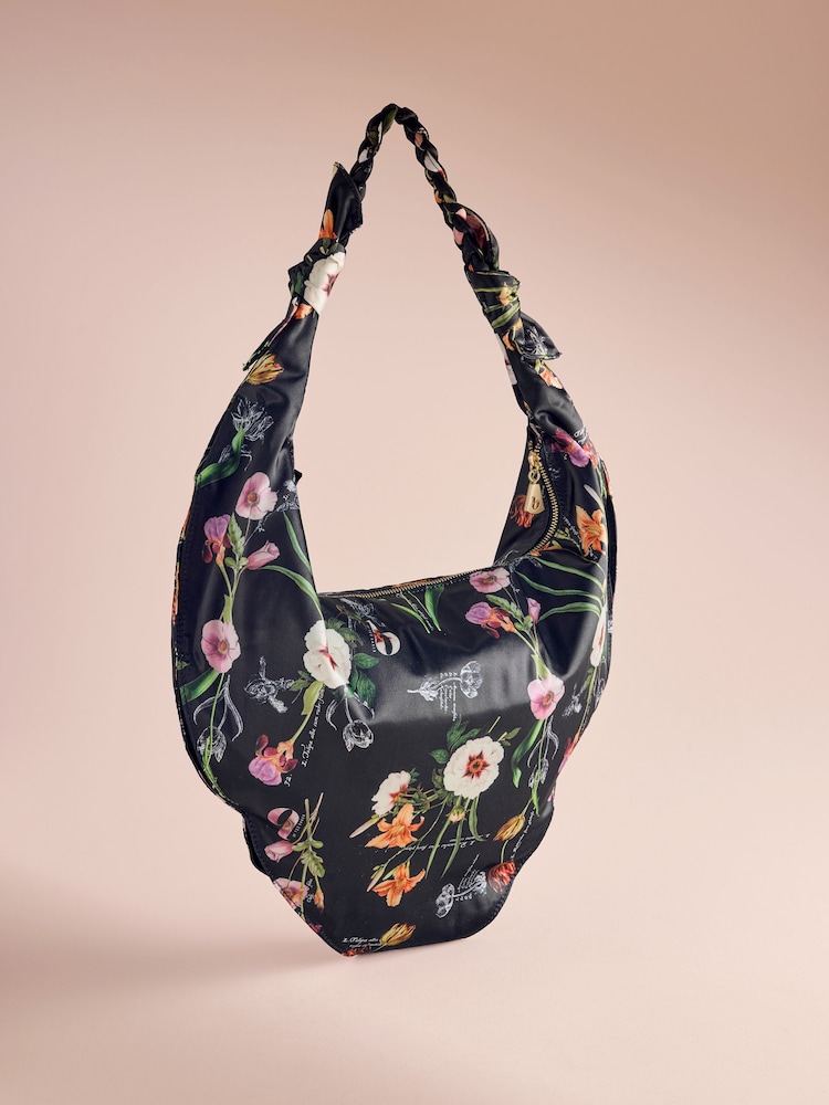 B by Ted Baker Satin Floral Scarf Shoulder Bag - Εικόνα 2 από 7