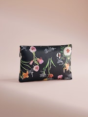 Black Printed Floral - B by Ted Baker Clutch Bag With Chain - Εικόνα 2 από 6