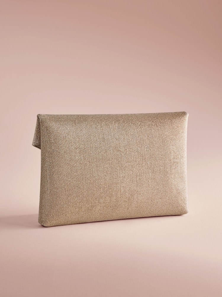 Champagne Gold - B by Ted Baker Clutch Bag With Chain - Εικόνα 2 από 7