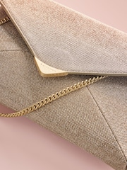 Champagne Gold - B by Ted Baker Clutch Bag With Chain - Εικόνα 3 από 7