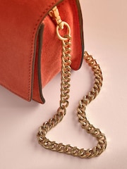 Κοραλί ροζ - B by Ted Baker Suede Chain Cross-Body Bag - Εικόνα 6 από 6