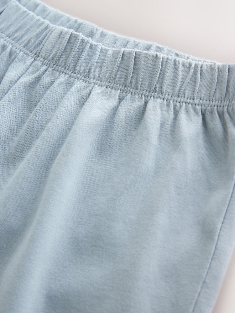 Neutral/Turquoise Wide Long Leg Pyjamas 3 Pack (3-16yrs) - Image 10 of 10