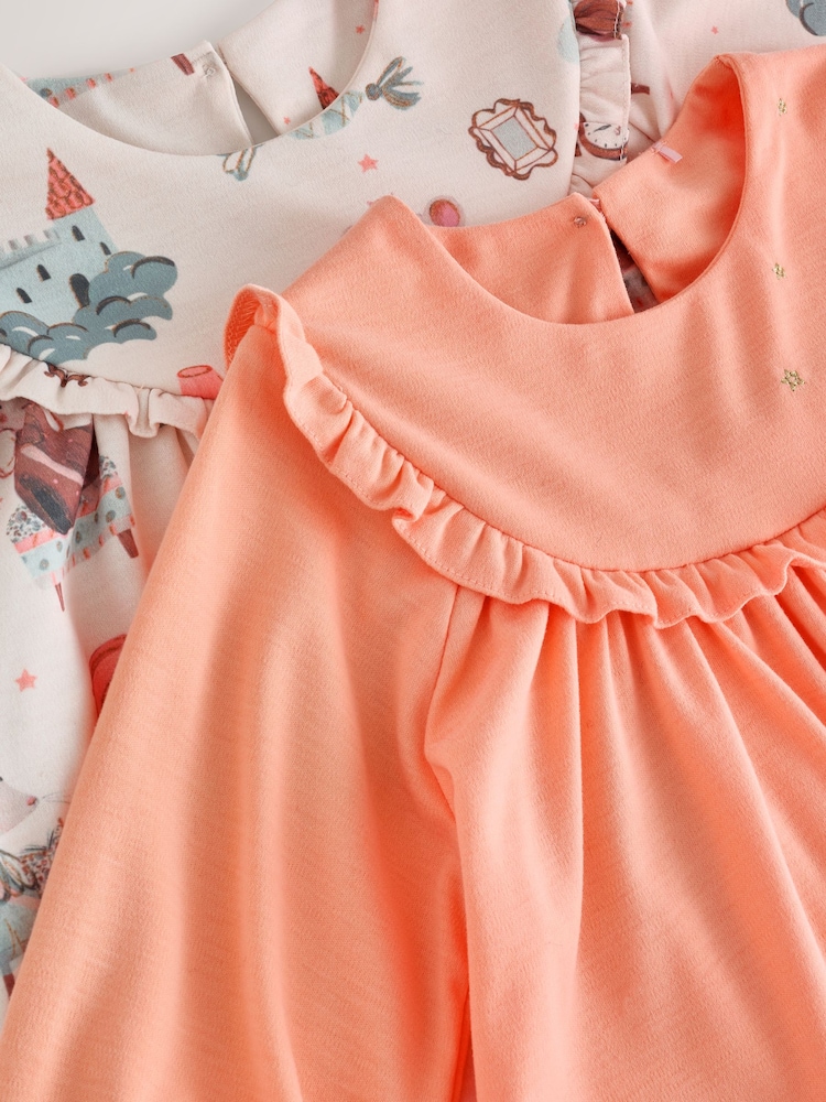 Orange/White Nighties 2 Pack (2-12yrs) - Image 11 of 11 Orange/White Nighties 2 Pack (2-12yrs) - Image 11 of 11