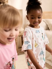 Pink/White Princess Nighties 2 Pack (2-12yrs) - Image 3 of 9