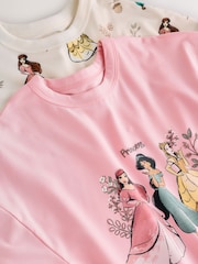 Pink/White Princess Nighties 2 Pack (2-12yrs) - Image 8 of 9