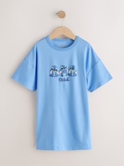 Blue/White Stitch Nighties 2 Pack (2-14yrs) - Image 2 of 6